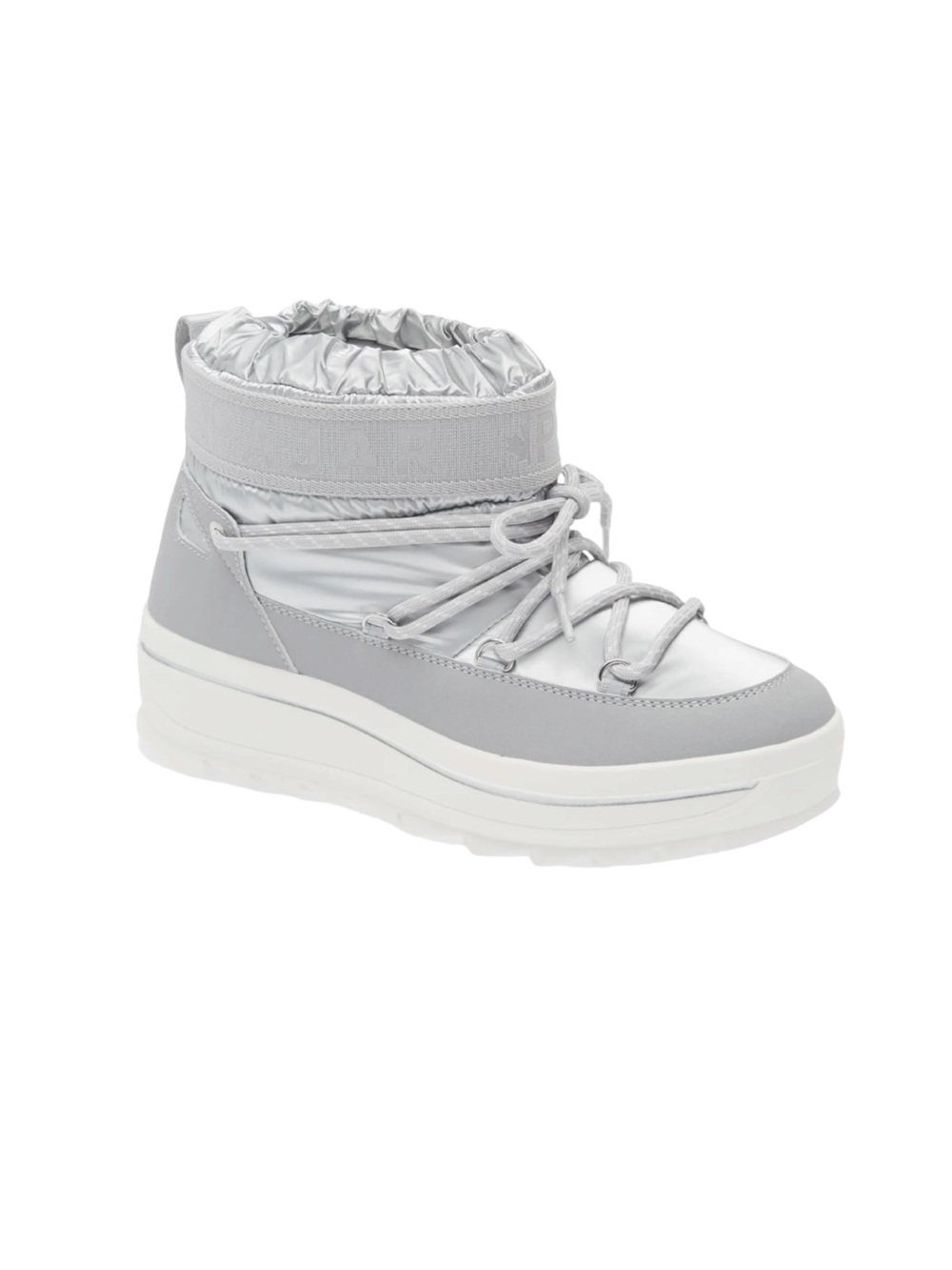 Pajar Galaxy Mini Waterproof Platform Silver Ankle Boots – Sz 8.5